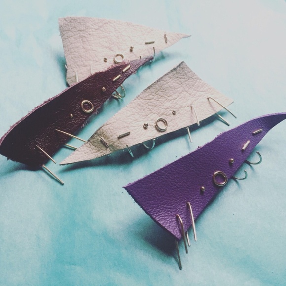 Sterling Silver Arch Earrings Mix & Match Set of 3 - Picture 4 of 5